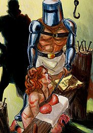 Ironmaster - Then he puts the iron mask on her by Mr.Kane